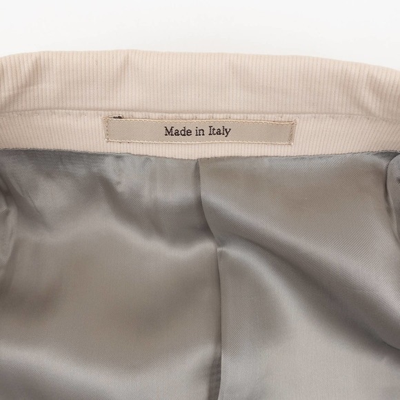 GUCCI Formal Jacket and Pants Cotton Men's 46 Beige - Picture 12 of 15